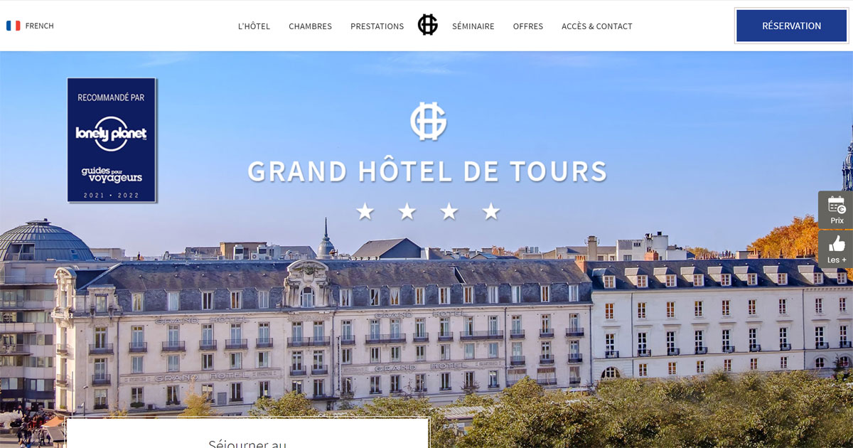 Accueil • Hôtel le Grand Bleu ***